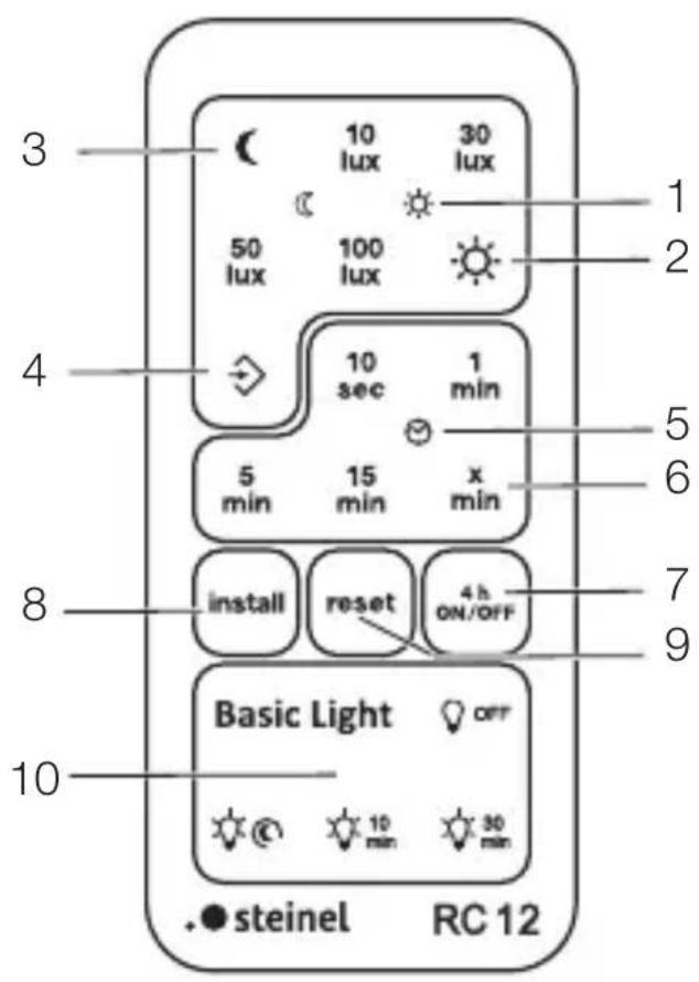 STEINEL XLED PRO ONE S - Lisävarusteena staatava kaukosäädin - 1