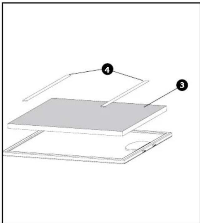 SAUTER SHR9902W - Changement des lampes - 2