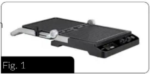 MPM MGR11M - CAUTION! Do not open the press grill completely when hot. - 1