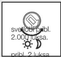 STEINEL L 800 SC - Nastavitev jakosti svetlobe (prag odziva) (samo S) - 1