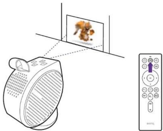 BENQ GV30 - Réglage fin de la netteté de l'image - 1
