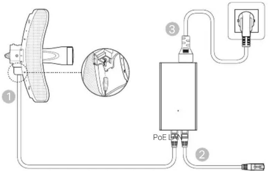 TP-LINK Omada EAP610Outdoor - ■ Via PoE-adapter - 2