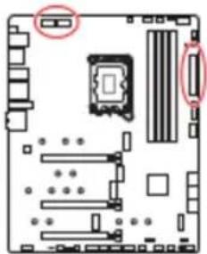 MSI MPG Z690 Force Wifi - CPU\_PWR1\~2, ATX\_PWR1 : Connecteurs d'alimentation - 1