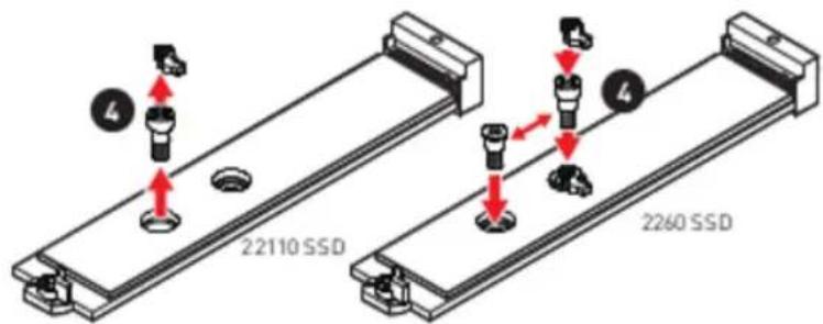 MSI MPG Z690 Force Wifi - Installation du slot M2\_1 - 2