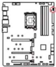 MSI MPG Z690 Force Wifi - JCORSAIR1 : Connecteur CORSAIR - 1