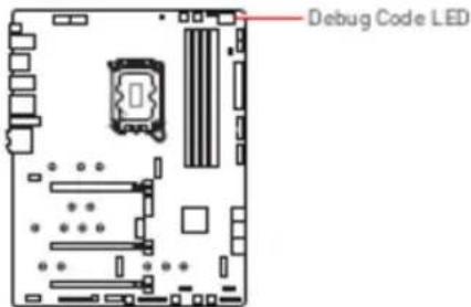 MSI MPG Z690 Force Wifi - Debug Code LED - 1