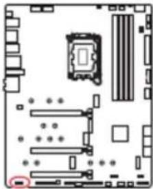 MSI MPG Z690 Force Wifi - JAUD1 : Connecteur audio avant - 1