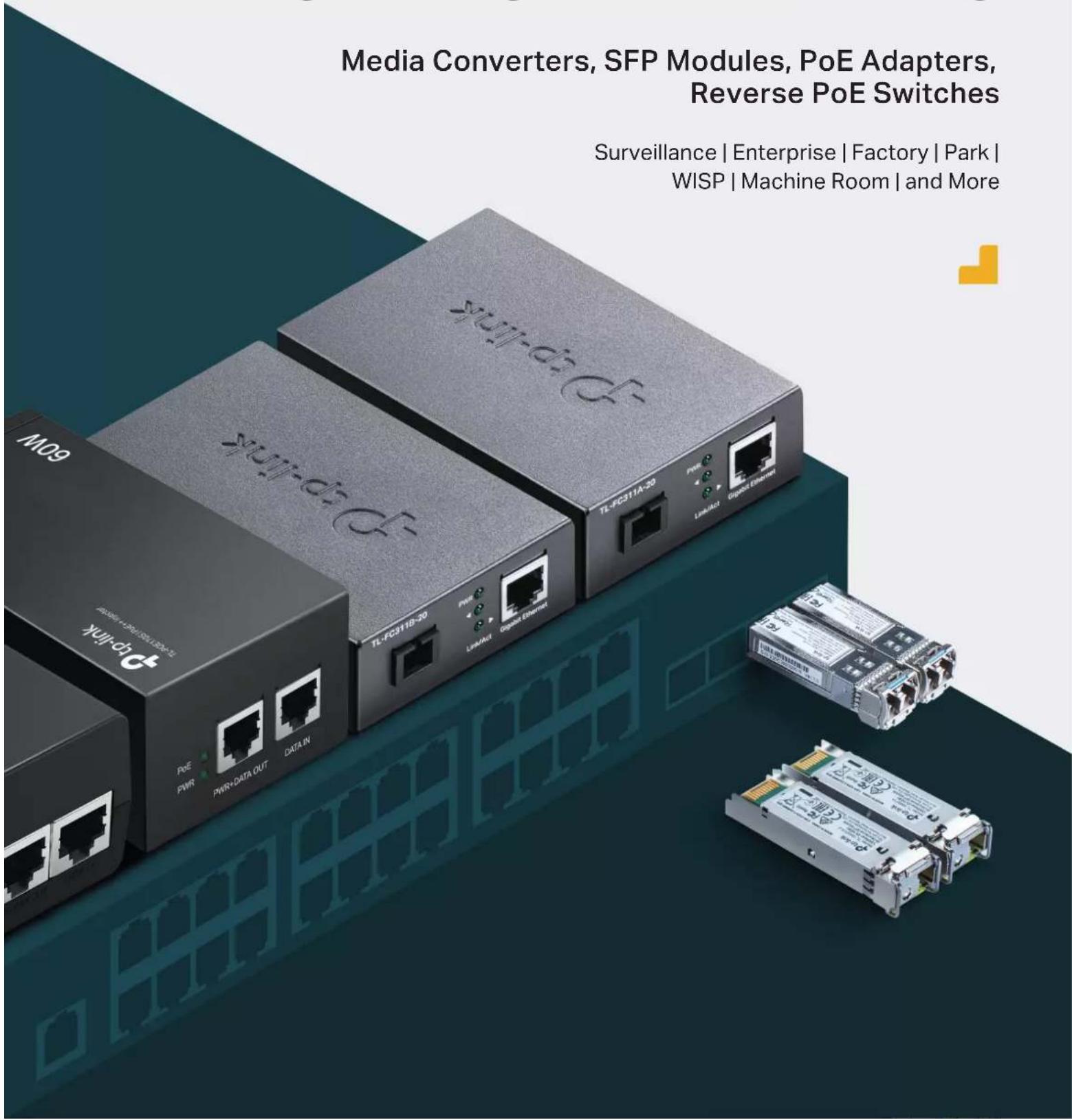 TP-LINK TLRP108GE - Simple Way for Long-Range Networking - 1