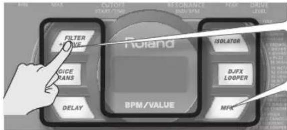 ROLAND SP404A - Utilisationdes effects - 1
