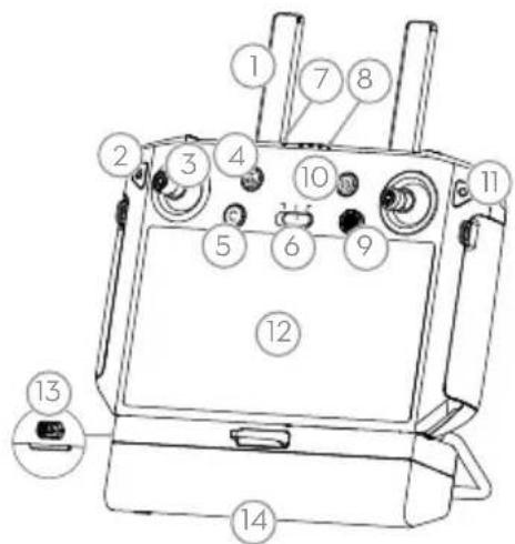DJI Agras T20 - Controle remoto - 1
