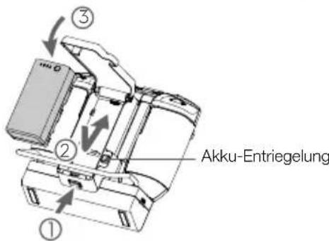 DJI Agras T20 - Den externen Akku befestigen - 1