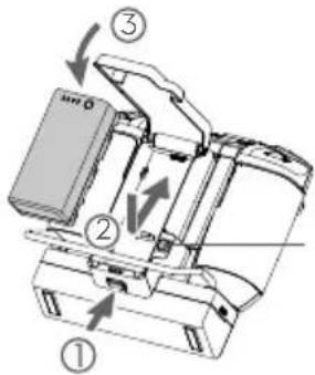 DJI Agras T30 - Inserción de la batería externa - 2
