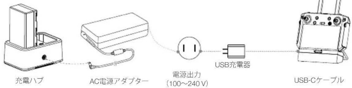 DJI Agras T30 - バッテリーの充電 - 1