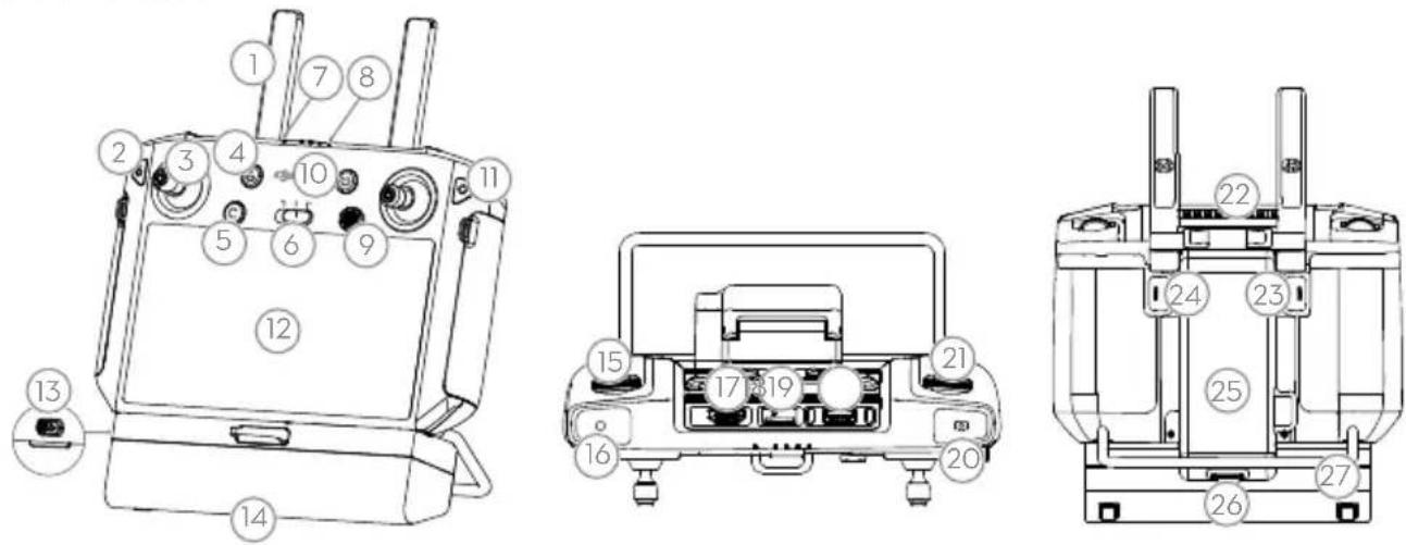 DJI Agras T30 - Controle Remoto - 1