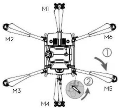 DJI Agras T30 - Fluggerät vorbereiten - 2