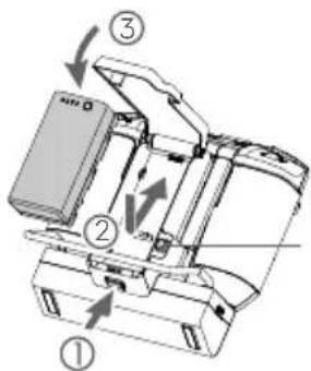 DJI Agras T10 - Inserción de la bateria externa - 2