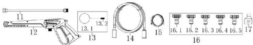 WESTINGHOUSE WPX2700 - WPX2700 ENGINE EXPLODED VIEW - 5