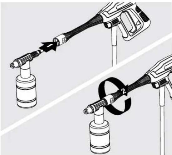 WESTINGHOUSE EPX2000 - Utilisation du pistol et mousseur - 2