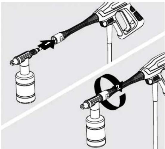 WESTINGHOUSE EPX2000 - Using the Foam Cannon - 2