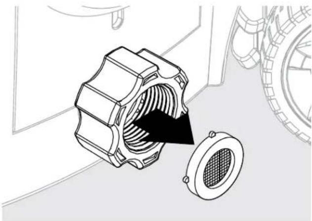 WESTINGHOUSE EPX2000 - Limpieza del adaptor para manguera de jardín - 1