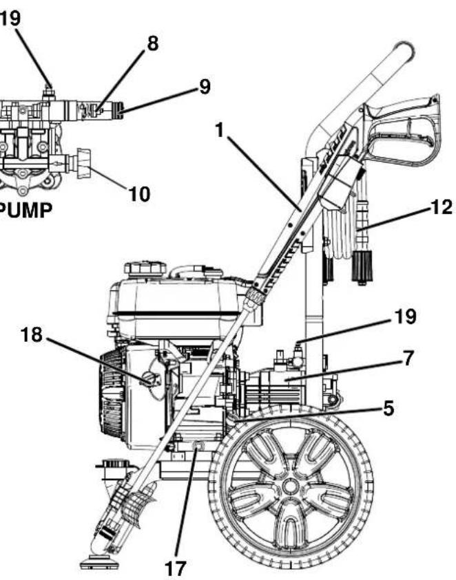 WESTINGHOUSE WPX3400 - COMPONENTS - 2