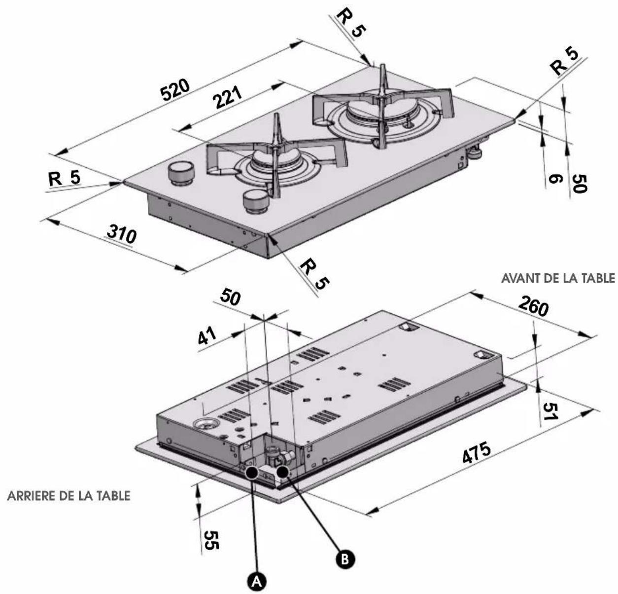 SAUTER SPI9332MB - Encastrement - 3