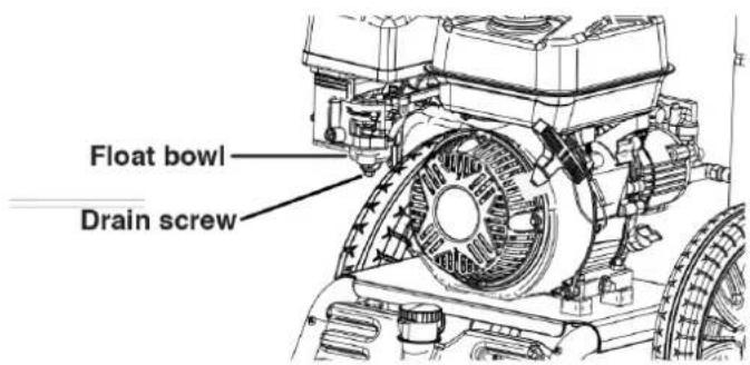 WESTINGHOUSE WPX3200 - DRAINING THE FLOAT BOWL - 1