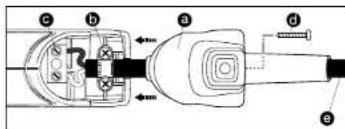 STEINEL HG 2320 ESD - Kablo degisimi (sadece HG 2320 E) - 1
