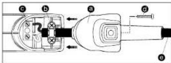 STEINEL HG 2320 ESD - Kabelwechsel (nur HG 2320 E) - 1