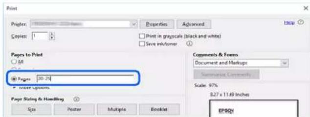 EPSON EcoTank ET2821 - Impression de certaines pages uniquement - 1