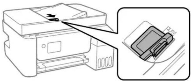 EPSON EcoTank ET2821 - Positionnement des originaux dans le chargeur automatique de documents - 1