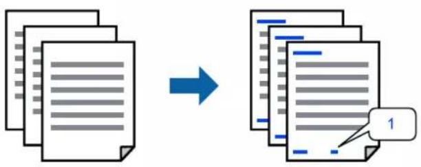 EPSON EcoTank ET2821 - Impression avec en-tête et pied de page - 1