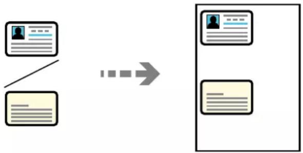 EPSON EcoTank ET2821 - Copie d'une carte d'identité - 1