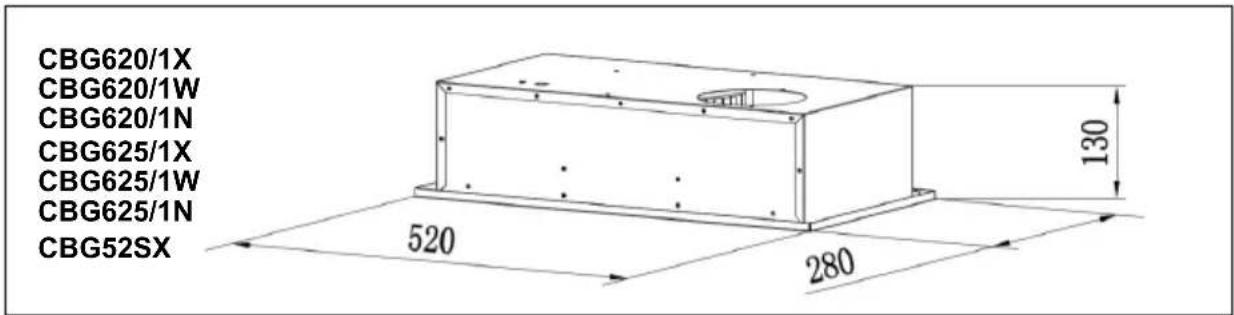 CANDY CBG6251WP - Specifications - 1