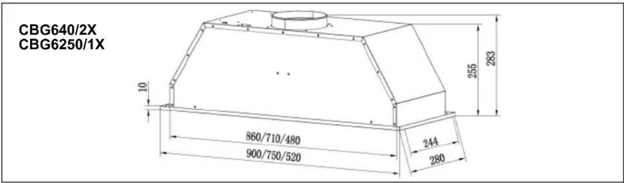 CANDY CBG6251WP - Specifikacije - 2