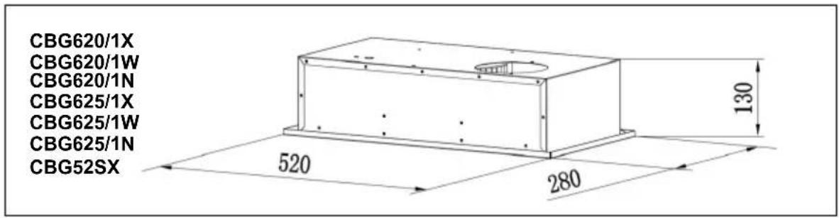 CANDY CBG6251WP - TECHNISCHE ANGABEN - 1