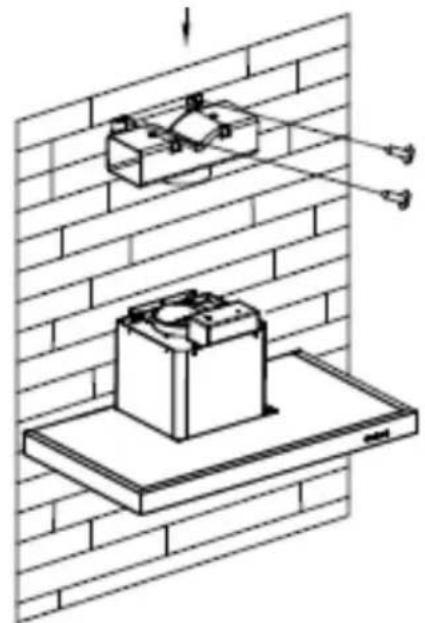 CANDY CTS9CEXWIFI - INSTALLATION(AIRDEFLECTORFORT-SHAPE, CURVEDGLASS, FLAT GLASSMODELS): - 3