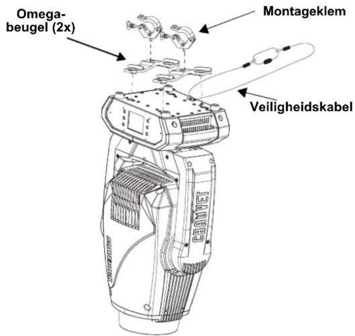 Chauvet Maverick Force S Spot - Montagediagram van het product - 1
