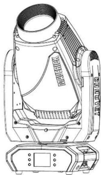 Chauvet Maverick Force S Spot - Mounting Diagram - 2