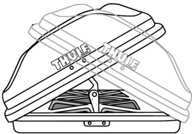 THULE Evolution 1600 672 - CAMBIO DE CERRADURA - 1