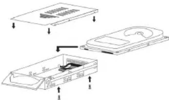 StarTech.com DRW110ATABK - Installation du Disque Dur dans le Boitier - 1
