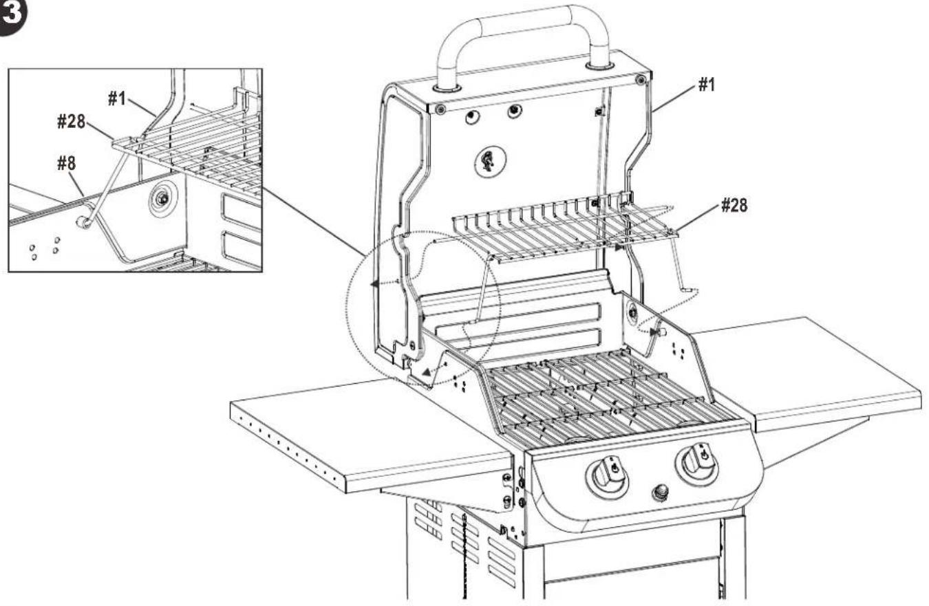 CHAR BROIL Performance 463673519 - ASSEMBLY/ ASSEMBLAGE/ ARMADO - 7