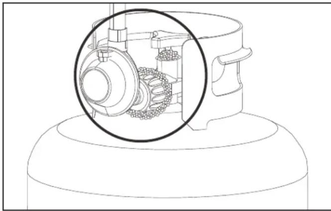 CHAR BROIL Performance 463673519 - Essai d'étanchéité des valves, des tuyaux et du régulateur - 1