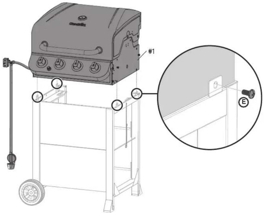 CHAR BROIL Performance 463376519 - ASSEMBLY / ASSEMBLAGE / ASAMBLEA - 5