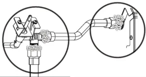 CHAR BROIL Performance 463371719 - Essai d'étanchéité des valves, des tuyaux et du régulateur - 2