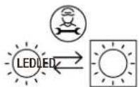 CANDY CMB655XGG - Remplacement des lampes - 1