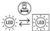 CANDY CMB655XGG - Substituir lampadas - 1