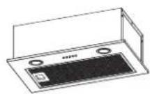 CANDY CBG6251XGG - Cooker Hood Dimensions - 4