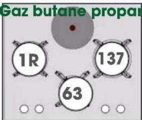 Gaz butane propan 1R 137 63