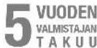 STEINEL Single US - Valmistajan takuu - 1